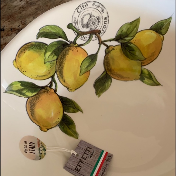 Effetti Home Lemons Cite des Citrons Serving Bowl - Picture 2 of 5